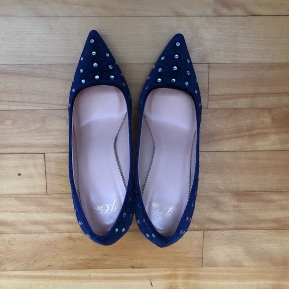 New J crew Elsie made in Italy velvet sparkling heels sz 6.5 - Picture 5 of 8